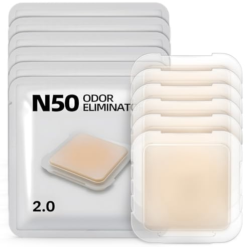 Geruchsentferner N50 2.0 für Pura Max Selbstreinigende Katzentoilette, Geruchskontrolle, entfernt hartnäckige Gerüche fasertief, 6 Stück