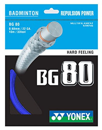 YONEX BG80 0.68mm Badminton Set (Royal Blue)
