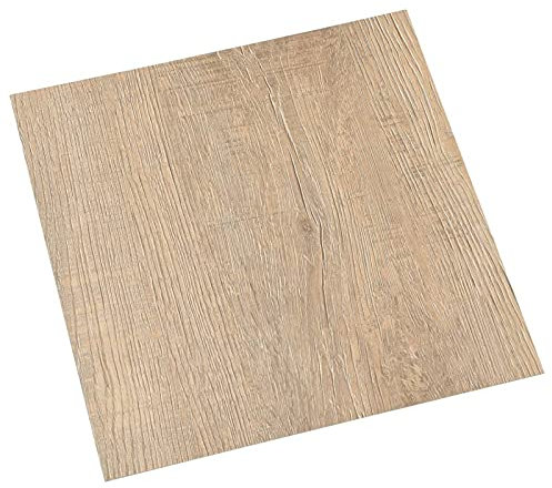 Gawany 20x PVC Fliese Selbstklebend Vinylboden Bodenbelag Laminat Planken Dielen Vinyl-Fliesen Laminatboden Fußboden Wohnzimmer 1,86m² Braun