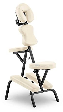 Physa Physa Montpellier BEIGE Massagestuhl klappbar Beige Massagestuhl mobiler Massagestuhl Massagehocker Massagen-Stuhl