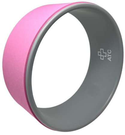 ATC Handels GmbH Yoga Rad Hilfsmittel für Asanas, Pilates- und Yogaübungen - Rückenrolle, Backbend, Pilates Rad, pink