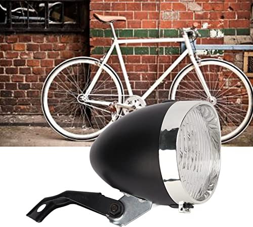 Tefola Retro Bicycle 3-LED Front Light, Waterproof Vintage Bike Headlight, Classic Safety Lamp for Night Riding & Cycling Decoration