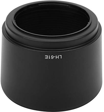 Qiilu Camera Lens Hood Shade for Olympus 70-300mm f / 4.8-6.7 Cameras LH-61E Black Plastic Lens Hood Shade Protector.-for olympus lh-61e lens hood (75-300 micro 4/3) olympus+75-300mm+lens+hood o