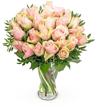 La Belle Pink Rose Bouquet - Stunning Fast Prime Flower Delivery!