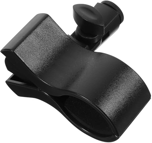 BESTonZON Mikrofonklemme für Stative Verstellbare Mikrofonhalterung Mikrofonhalter mit Federbelasteter Klemme Passt Mikrofonstativ mit Anschluss Kompakt und Leicht