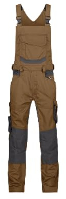 DASSY® Tronix Stretch-Arbeitslatzhose mit Kniepolstertaschen - Größe 46 - LEHMBRAUN/ANTHRAZITGRAU