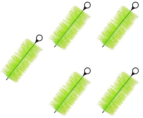 perfk 5 cepillos de Filtro para Estanque de Peces, para pecera, Acuario, jardín, Estanque, Skimmer, Accesorios de Estanque fáciles de Usar, Cepillo de, 30 CENTIMETROS