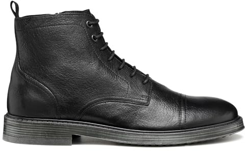 Geox U HENREYS Ankle Boot, pour homme, noire, 42 UE, Noir, 42 EU