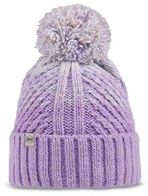 Buff®| Knitted & Fleece Mütze Männlich Weiblich Erwachsene, Extreme Kälte, Praktisch, Vielseitig, Modisch, Wärmedämmung, Komfortabel, Einheitsgröße, Lila