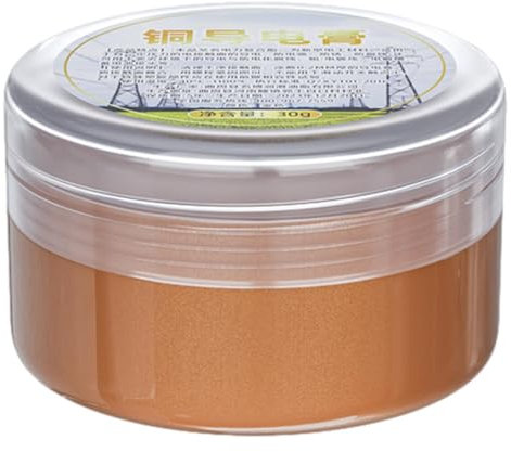 Pasta de cobre 30 g, protección, separación y lubricante para altas temperaturas, pasta de cobre, grasa de cobre, grasa de alta temperatura, pasta conductora de cobre, lubricante resistente a altas