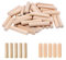 300 Pcs Wooden Dowels, 8x30mm Wood Pins Plugs, Hardwood Twill Fluted Dowel Rods for Woodworking, Furniture, Carpentry, and DIY Crafts