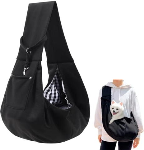 GNHG Bolsa de Viaje para Perros, Bolsa de Viaje Regolable para Perros Pequeños, para CaneGatto Hasta 7.5 KG, por Viaje, Ciclismo, Passeggiata