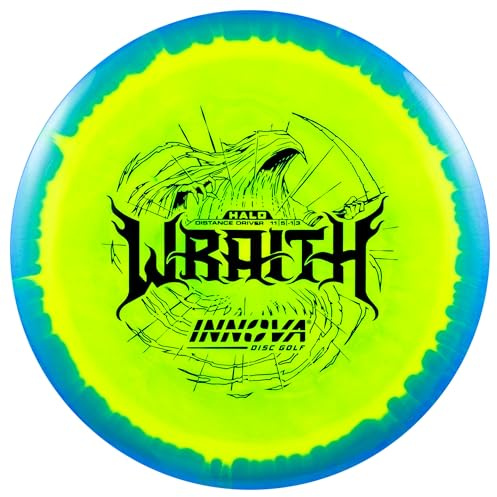 Innova Halo Star Wraith Disc Golf Distance Driver – Long and Fast Disc Golf Driver (Colors Will Vary) (140-150g)