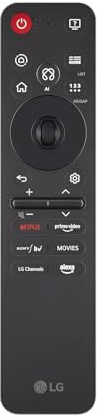 LG Original AI Magic Remote Control for All LG TVs: OLED, QNED, UHD, LED, LCD (MR25GA) Only for 2025 Models