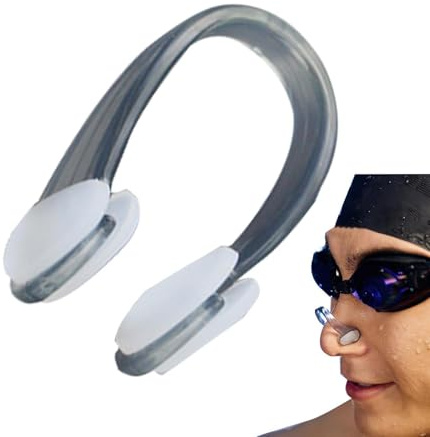 Pinzas de natación para piscina de silicona impermeables, diseño antideslizante cómodo, equipo de entrenamiento de natación flexible y duradero para hombres, mujeres, adolescentes,,