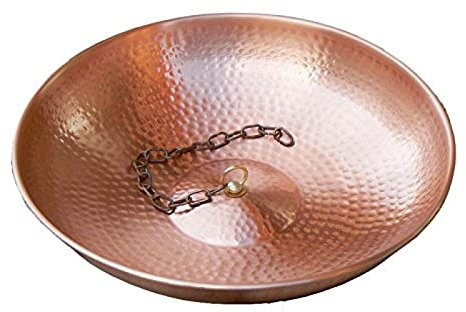 Monarch Bassine d'ancrage martelée en cuivre pur 5,1 cm de haut