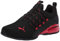 PUMA Herren Axelion Crosstrainer, Spark Black-high Risk Red, 43 EU