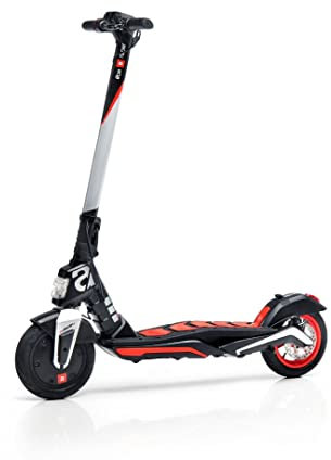 Aprilia eSR1, Patinete Eléctrico, 15.5 Kg, Motor Brushless 350W, Autonomía 25 Km, Ruedas Tubeless 10”, Color Rojo/Negro, Talla única