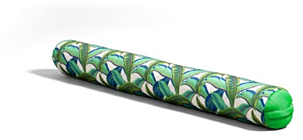 Big Joe Noodle No Inflation Needed Pool Float, Tropical Palm Green Double Sided Mesh, Quick Draining Fabric, Jumbo 4 feet