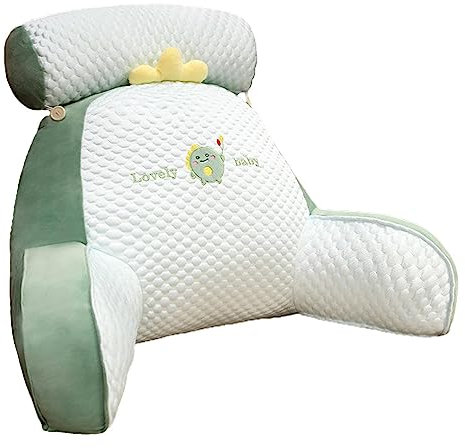 SKUDA Bettrückenkissen | Bett-Lesekissen - Rückenstützkissen mit Armen zum Arbeiten am Laptop, Lesen, Spielen, Fernsehen