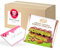 Pere's Candy Bundle für 100 g Dubai Schokolade Pistazien-Creme-Füllung und gerösteten Teigfäden Kadayif Schokolade + Pere's Candy Notepad DIN A7-25 Blatt