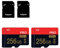 2 Pack Micro SD Card 256GB Class 10 with SD Adapter High Speed Memory Card for Tablet,Camera,Drone