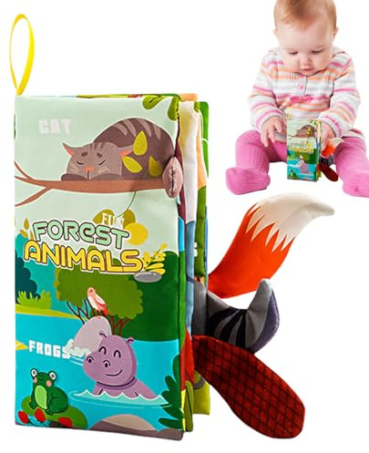 Libri Per Bambini - Giocattoli Educativi Morbidi Per Lo Sviluppo Con Suono,Giocattoli Fruscianti per Bambini - Per Ragazzi Ragazze Età Prescolare Casa Viaggio Vacanza Compleanno Festa Interno