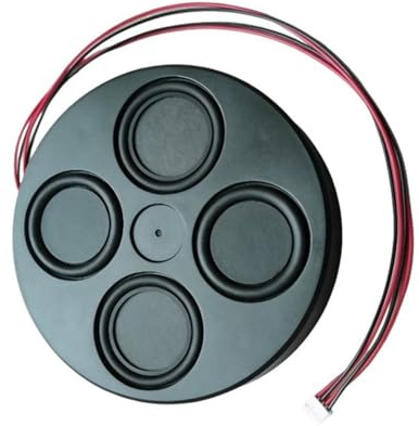 Tsophreniq Altoparlante esterno da 6 Ohm, 6 W, ideale per applicazioni uditive in piccoli spazi, altoparlante a banda piena con design a cavità