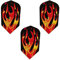 Art Attack 9 Pack Harrows Hologramm Großen Ball of Fire Flames 75 Mikron Starke Slim Dart Flights