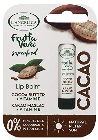 L Angelica Kakao Lippenpflege Scrub Lip Balm Hautschutz für Erwachsene Unisex