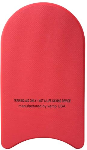 Kemp USA Large Swim Kickboard Red EVA Foam Kick Board for Adult Training