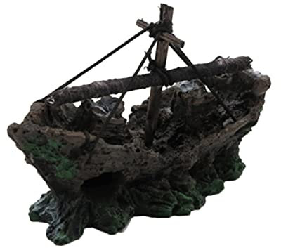 BESPORTBLE 1stück Resin Schiffsmodell Für Aquarien Dekoration Für Fischbehälter Miniatur-wasserlandschaft Kunsthandwerk Für Zuhause Und Geschäfte