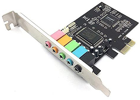 melairo 5.1 Internal Sound Card for with Low Profile Bracket, 3D Stereo PCI-E, CMI8738 Chip 32/64 Bit Sound Card PCI
