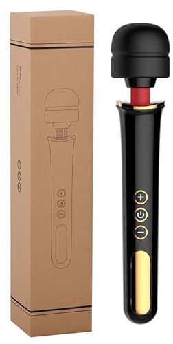 Magic Wànd Vîbrômâssèur Vîbrànt Femme, Màsseur Sans Fil Avec Mode De Màssāge Pérsonnelle électriques étanche USB Rechargeable Màsseur Nuque Epaule Dos