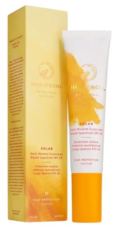 Holifrog Solar Daily Mineral Sunscreen Broad Spectrum SPF 30 60ml