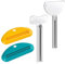 JEXOWIQ 4 pcs Dentifricio Tube Presser,Spremi Tubetto, Metallo Spremiagrumi Forma di Chiave, Dispenser di Dentifricio a Rullo in Lega per Dentifricio/Pittura ad Olio/Crema per le Mani