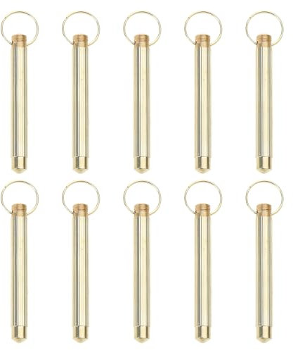 DIIOOMIEEU Lot de 10 cuillères à oreilles - Porte-clés - Pelle - Sniffer - Portable