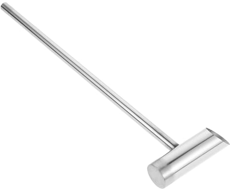 FELTECHELECTR Cucchiaio di Ricambio per Macchina per Marshmallow in Acciaio Resistente 30Cm Utensile lungo Portatile per Zucchero Filato Accessorio Casalingo Robusto e Facile da Pulire