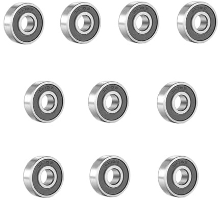 LMLOZZ 10 rodamientos de Bolas 608 ZZ 608RS(10pcs 608RS)