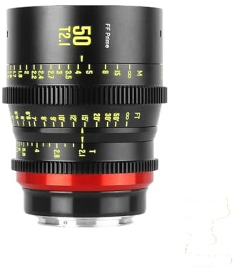 camera lens, 16/24/35/50/85/105/135mm T2.1/2.5/2.4Cine Lens,Compatible For Full Frame Cinema Camera Systems,in parts(50mm,E)