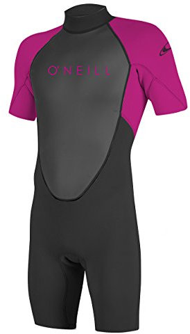 O'Neill Mädchen Youth Reactor Ii 2 Mm Back Zip Spring Wetsuit, schwarz (Berry), Age 8 EU