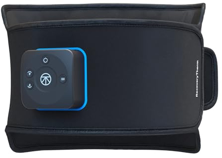 Therabody RecoveryTherm Hot Wrap Back -Schwarz- Wärme- und Vibrationstherapie am Körper zur Linderung von Rückenschmerzen