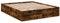 vidaXL Bettgestell, Bett Doppelbett für Schlafzimmer, Bettrahmen mit Lattenrost, Schlafzimmerbett Modernes Design, Räuchereiche 160x200cm Holzwerkstoff