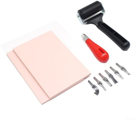 Crafters' Essential Gummistempel-Set mit Stahlrahmen und ergonomischem Design für einfache Handhabung