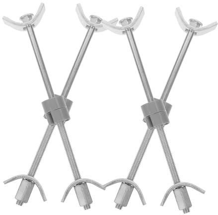 LOORGVEL Connettori per Mobili in Metallo 4 Pezzi Adatti Cucina Sicurezza Duratura Facile Installazione
