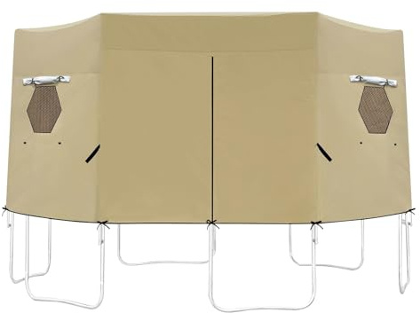 Funda para tienda de cama elástica, 1,8 m, 2,4 m, 3 m, 3,6 m, cubierta de trampolín, cubierta de tela Oxford impermeable, cubierta para 6 postes