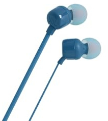 JBL Tune160, Cuffie Intrauricolari, Blu