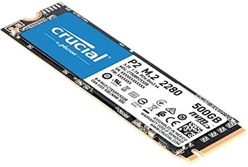 Crucial P2 1TB M.2 PCIe Gen3 NVMe Internes SSD - Bis zu 2400MB/s - CT1000P2SSD8