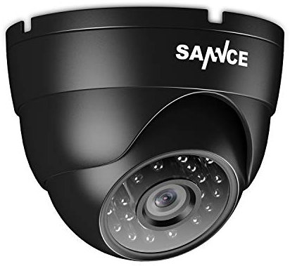 SANNCE Caméra de Surveillance dôme 1080P pour AHD/TVI/CVI/CVBS DVR Système de Surveillance IP66 étanche avec Vision Nocturne de 100 Pieds