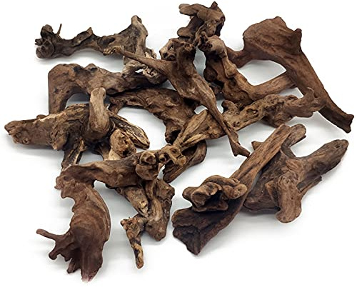 Hamiledyi Aquarium Driftwood 10 PCS Natural Wood Driftwood Branches Fish Tank Habitat Decor Sinkable Reptile Tree Log Decorations Assorted Terrarium Ornament for Aquarium Fish Reptiles Tank Small
